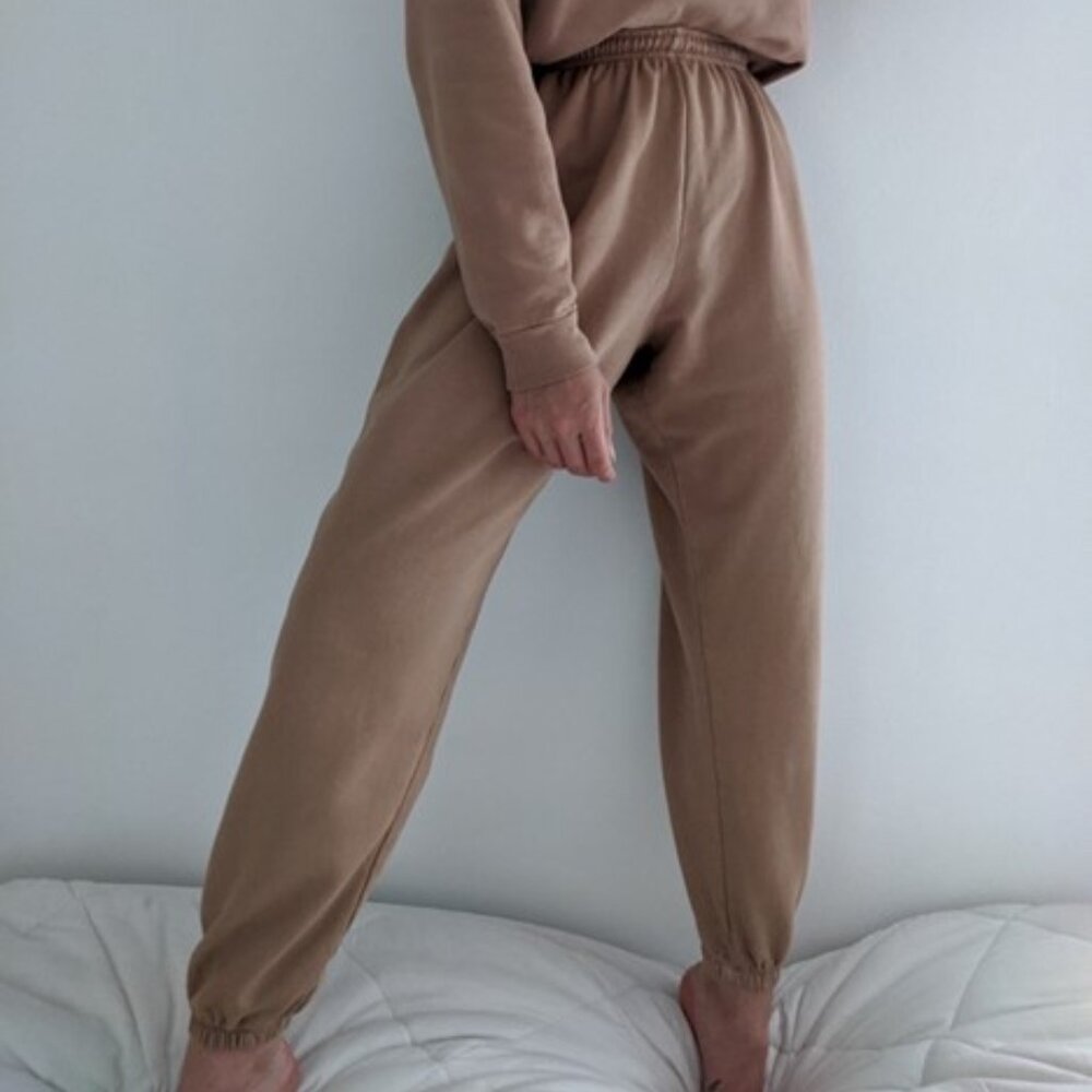 Na Nin Cleo Cotton Sweatpants in Almond